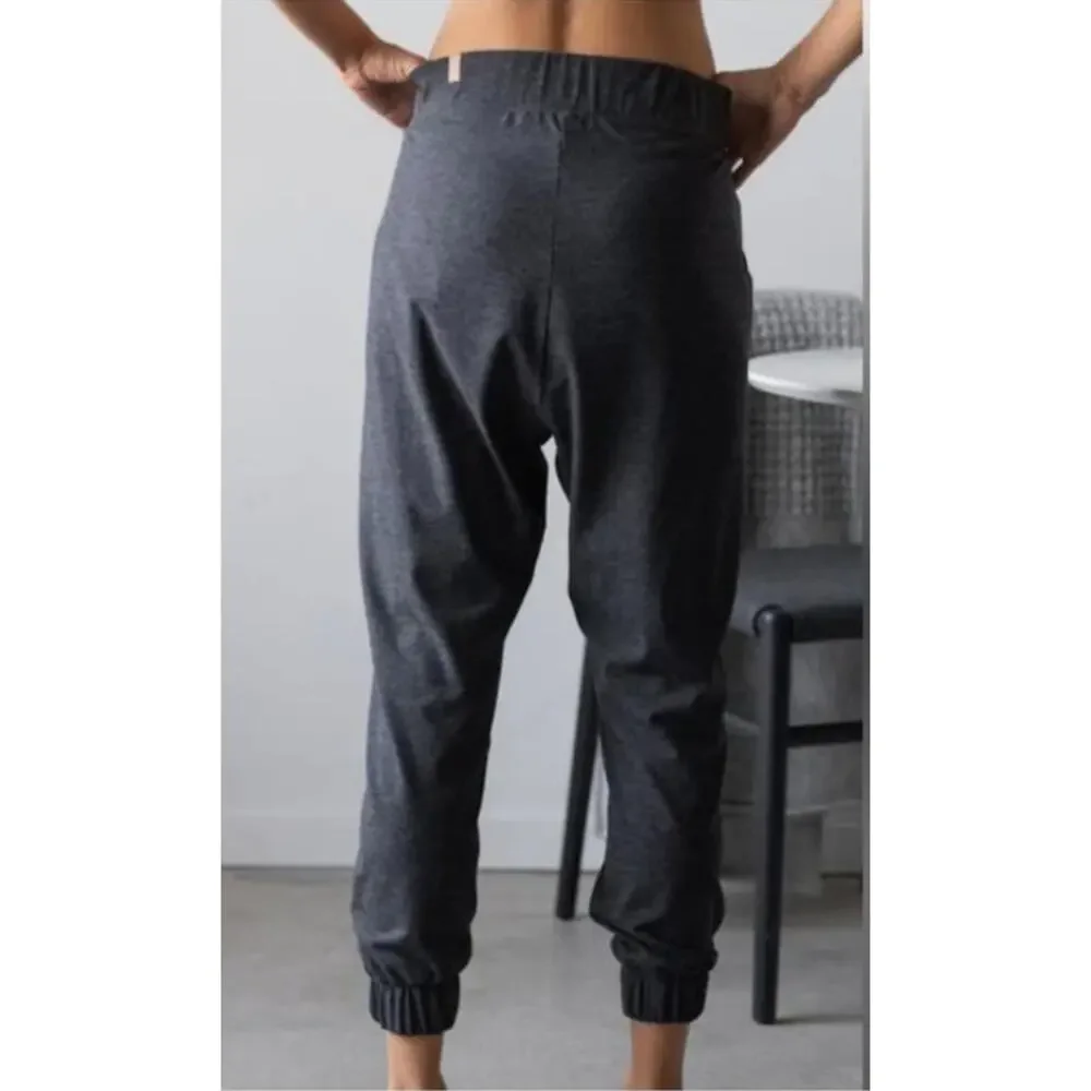 Lunya Restore Thermal Draped Jogger in Mellow Gray Heather Size XL NWOT